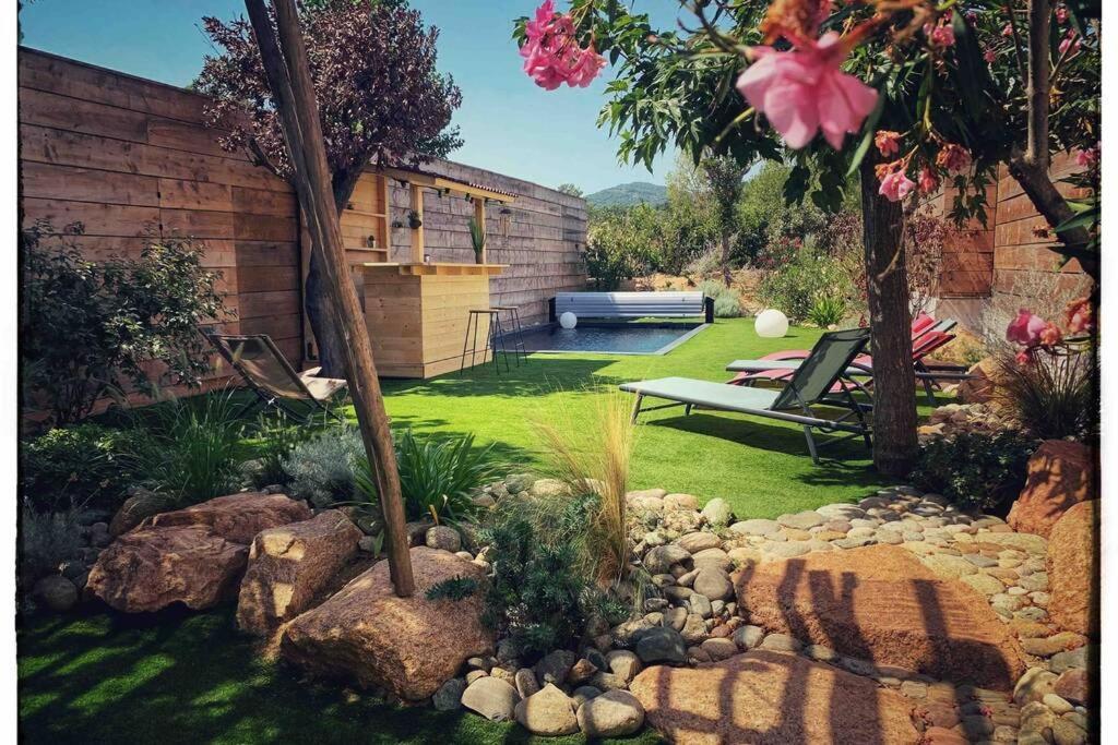Villa 5mn des plages avec piscine privée chauffée&jacuzzi privatif Porto-Vecchio  Extérieur photo